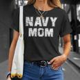 Damen US Navy Proud Mama Original Navy Vintage Mom T-Shirt Geschenke für Sie