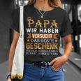 Das Beste Geschenk Papa Tochter Sohn T-Shirt Geschenke für Sie