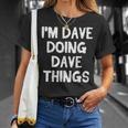 Im Dave Doing Dave Dings Lustiges Weihnachten T-Shirt Geschenke für Sie