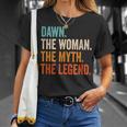 Dawn The Woman The Myth The Legend First Name Dawn Unisex T-Shirt Gifts for Her