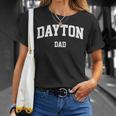 Dayton Dad Athletic Arch College University Alumni T-Shirt Gifts for Her