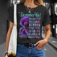 December Queen Beautiful Resilient Strong Powerful Worthy Fearless Stronger Than The Storm Unisex T-Shirt Gifts for Her