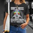 DonMess With Daddycorn I Funny Dad Father Fitness Gift For Mens Unisex T-Shirt Gifts for Her