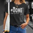 Done Class Of 2023 Graduation Seniors 2023 Unisex T-Shirt Gifts for Her