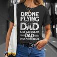 Mens Drone Flying Dad Drone Pilot Vintage Drone T-Shirt Gifts for Her