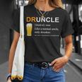 Druncle Beer Funny FunDrunk Uncle Gifts Tops Gift For Mens Unisex T-Shirt Gifts for Her