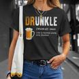 Drunkle Like A Normal Uncle Only Drunker Funny Beer Gift For Mens Unisex T-Shirt Gifts for Her