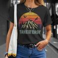 Take It Easy Retro Outdoors And Camping T-Shirt Gifts for Her