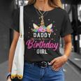 Einhorn Geburtstag Papa Des Geburtstags Mädchen Geschenk V2 T-Shirt Geschenke für Sie