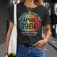 Fantastisch Seit April 1966 Männer Frauen Geburtstag T-Shirt Geschenke für Sie