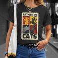 Father Of Cats Funny Unisex T-Shirt Gifts for Her