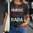 Mens My Favorite Nurse Calls Me Baba Cool Vintage Nurse Dad T-Shirt Gifts for Her