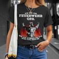 Feuerwehr Opa Cooler Opa Feuerwehrmann T-Shirt Geschenke für Sie