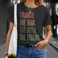 Frankie The Man The Myth The Legend | Funny Men Boys Name Unisex T-Shirt Gifts for Her