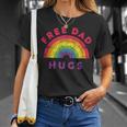 Free Dad Hugs Free Dad Hugs Rainbow Gay Pride T-Shirt Gifts for Her