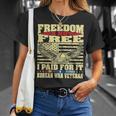 Mens Freedom Is Not Free I Paid For It - Proud Korean War Veteran T-shirt Gifts for Her
