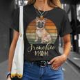 Frenchie Mom Retro French Bulldog Lover Gifts Dog Mama Gift For Womens Unisex T-Shirt Gifts for Her