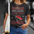 Frohe Wein-Achten Rotwein Liebhaber Weihnachts Glühwein Wein T-Shirt Geschenke für Sie