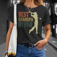Funny Best Grandpa By Par Apparel Golf Dad Fathers Day Gift For Mens Unisex T-Shirt Gifts for Her
