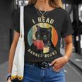 Funny Cat I Read Banned Books Bookworms Loves Reading Books Unisex T-Shirt Gifts for Her