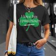 Funny Couples St Pattys Day I Love His Leprechaun Unisex T-Shirt Gifts for Her