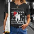 Funny Dentist Xmas Tooth Dental Assistant Ugly Christmas Gift Unisex T-Shirt Gifts for Her