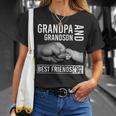 Funny Grandpa And Grandson Best Friends For LifeUnisex T-Shirt Gifts for Her
