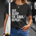 Funny Mechanic For Dad Auto Garage Automobile Car Lover Unisex T-Shirt Gifts for Her
