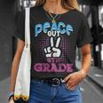 Funny Peace Out 5Th Grade Shirt First Last Day Of School Unisex T-Shirt Gifts for Her