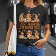 Funny Thanksgiving Gnome Freaking Loves Pumpkin Spice Gift Unisex T-Shirt Gifts for Her