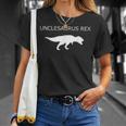 Funny Unclesaurus Rex Gift For Uncle | Dinosaur Unisex T-Shirt Gifts for Her