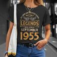 Geburtstagslegenden Wurden Im September 1955 Geboren T-Shirt Geschenke für Sie