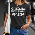 Gingers Have More Fun Redhead Irish Pride T-Shirt Gifts for Her