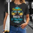 Girls Trip 2023 Bahamas Hawaii Beaches Booze And Besties Unisex T-Shirt Gifts for Her