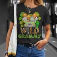 Grammy Wild Zoo Theme Birthday Truck Safari Jungle Unisex T-Shirt Gifts for Her