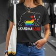 Grandma Bear Proud Mom Mama Rainbow Lgbt Pride Mother Day Unisex T-Shirt Gifts for Her