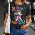 Grandma Of The Birthday Princess Girl Dabbing Unicorn Theme Unisex T-Shirt Gifts for Her