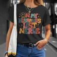 Groovy On My Husbands Last Nerve On Back Funny Unisex T-Shirt Gifts for Her
