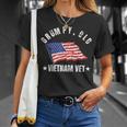 Grumpy Old Vietnam Vet Us Military Vetearan T-shirt Gifts for Her