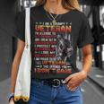 I Am A Grumpy Veteran Proud To Be Veteran Proud Veterans T-Shirt Gifts for Her