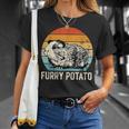 Guinea Pig Furry Potato Vintage Guinea Pig T-Shirt Gifts for Her