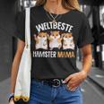 Hamster Mama Goldhamster Damen Mädchen T-Shirt Geschenke für Sie