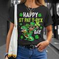 Happy St Pat Trex Day Dino St Patricks Day Toddler Boys Kids T-Shirt Gifts for Her