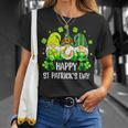 Happy St Patricks Day Irish Shamrock Love Lucky Leaf T-Shirt Gifts for Her