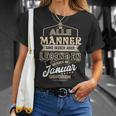 Herren Alle Männer Sind Gleich Legenden Werden Januar Geboren T-Shirt Geschenke für Sie