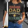 Herren Handball Legende & Vater Retro T-Shirt, Perfekt für Spieler Geschenke für Sie