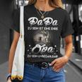 Herren Herren Ich Habe Zwei Titel Papa Und Opa Geschenk T-Shirt Geschenke für Sie