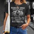 Herren Opa Motorrad Biker Bingo Ältere Motorradfahrer T-Shirt Geschenke für Sie