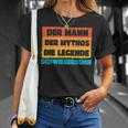 Herren Schwiegersohn Der Mann Der Mythos Die Legende Geschenk T-Shirt Geschenke für Sie