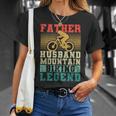 Herren Vatertag Biker Vater Ehemann Mountainbike Legende T-Shirt Geschenke für Sie
